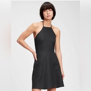 GAP Halter-Neck Mini Dress, size 12 TALL. Has pockets, NWT.